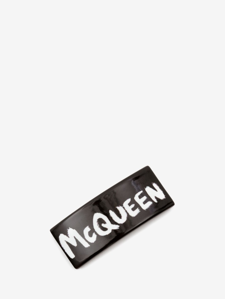 Men's in Graffiti Sneaker Charm Fashion Alexander McQueen Black/White