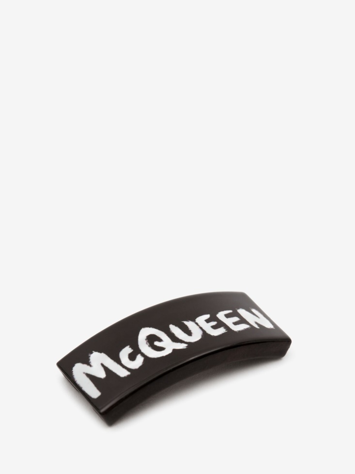 Men's in Graffiti Sneaker Charm Fashion Alexander McQueen Black/White