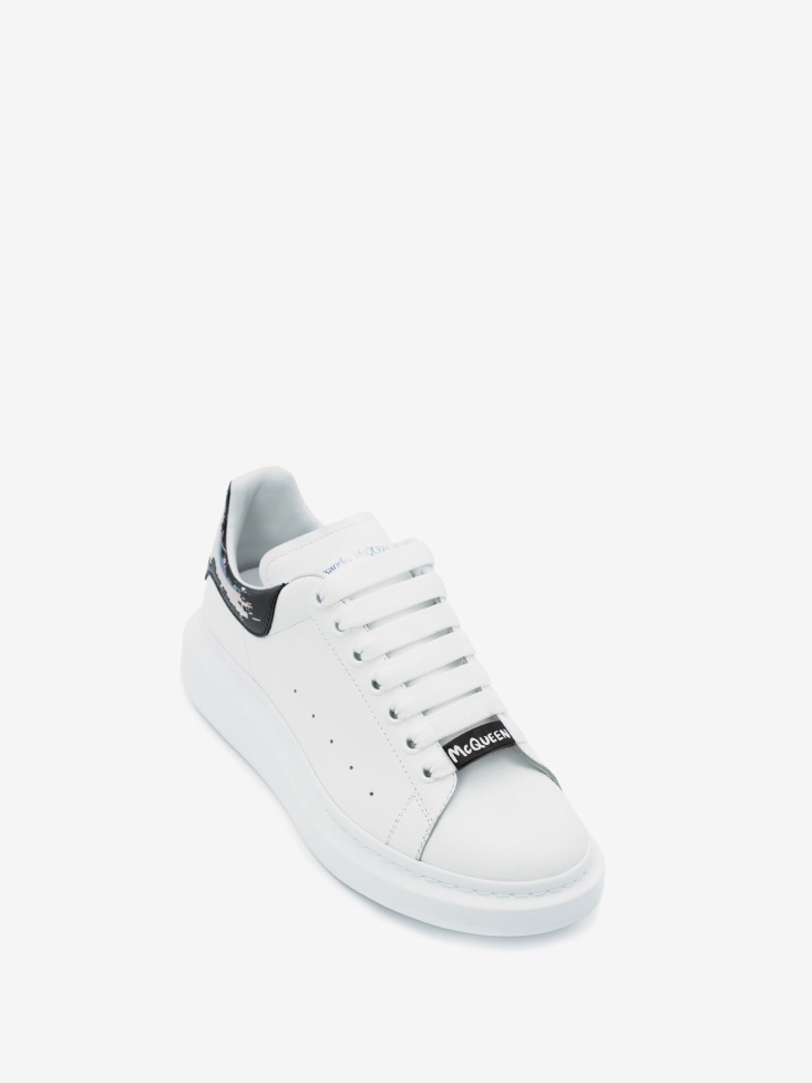 Men's in Graffiti Sneaker Charm Fashion Alexander McQueen Black/White