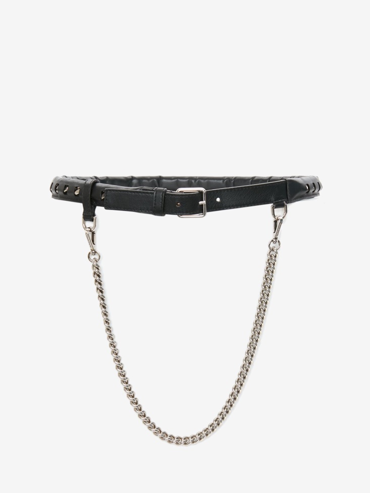 Black Women's Hanging Chain Belt Fashion Alexander McQueen