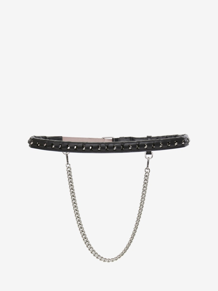 Black Women's Hanging Chain Belt Fashion Alexander McQueen