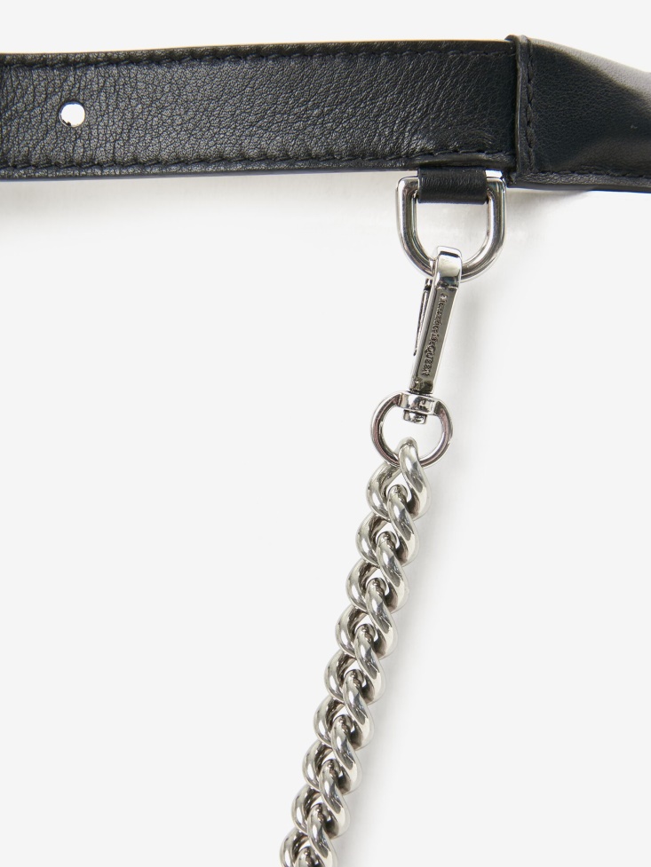 Black Women's Hanging Chain Belt Fashion Alexander McQueen
