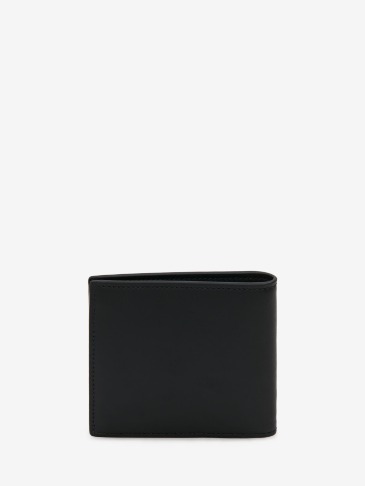 Men's in Graffiti Billfold Wallet Fashion Alexander McQueen Black