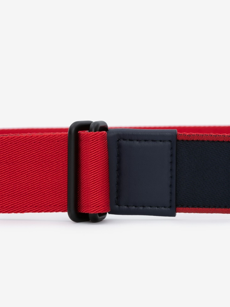 Lust Red Fashion Alexander McQueen Men's Selvedge Camera Belt