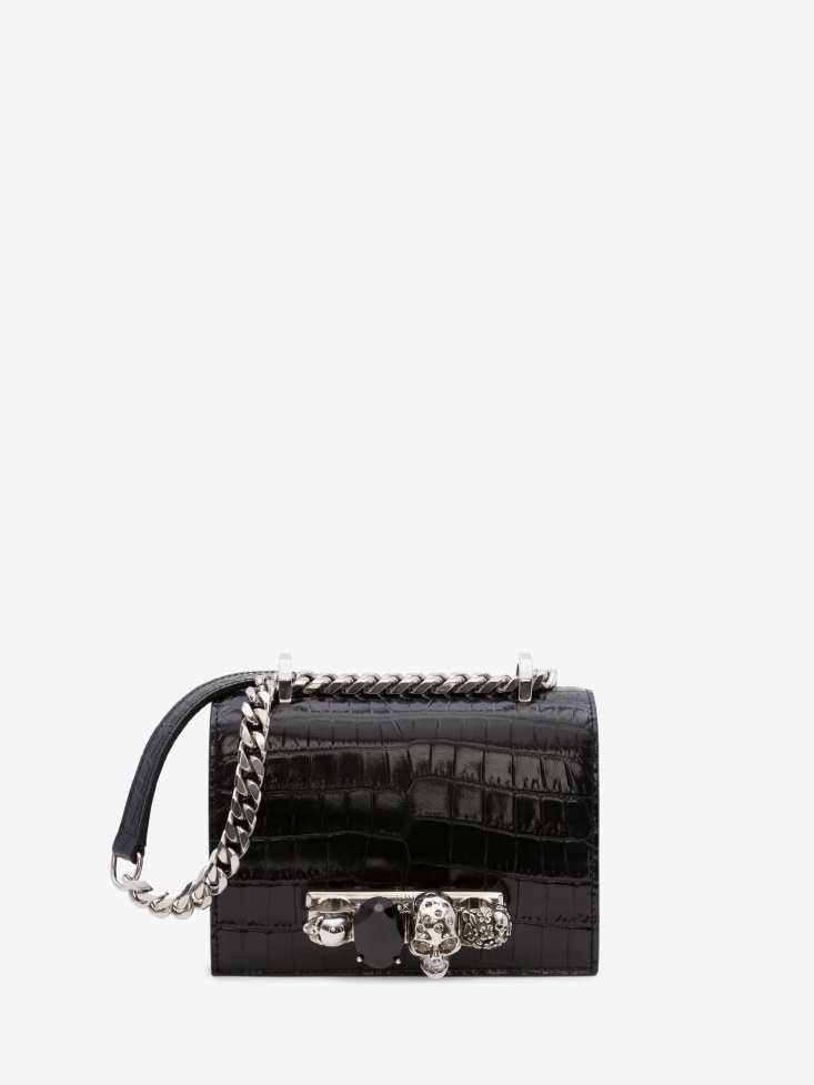 Fashion Alexander McQueen Women's Mini Jewelled Satchel