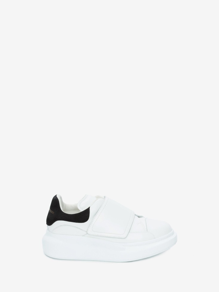 White/Black Fashion Alexander McQueen Kids Oversized Sneaker