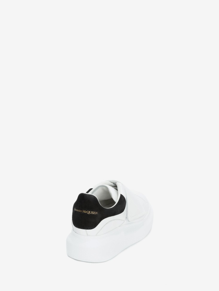 White/Black Fashion Alexander McQueen Kids Oversized Sneaker
