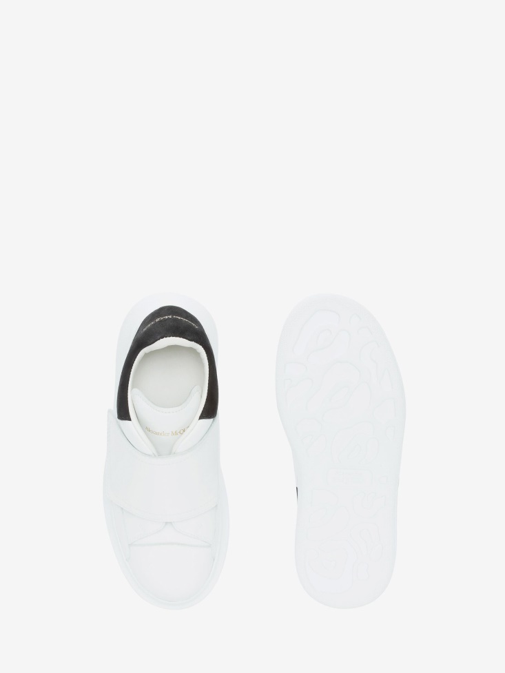 White/Black Fashion Alexander McQueen Kids Oversized Sneaker