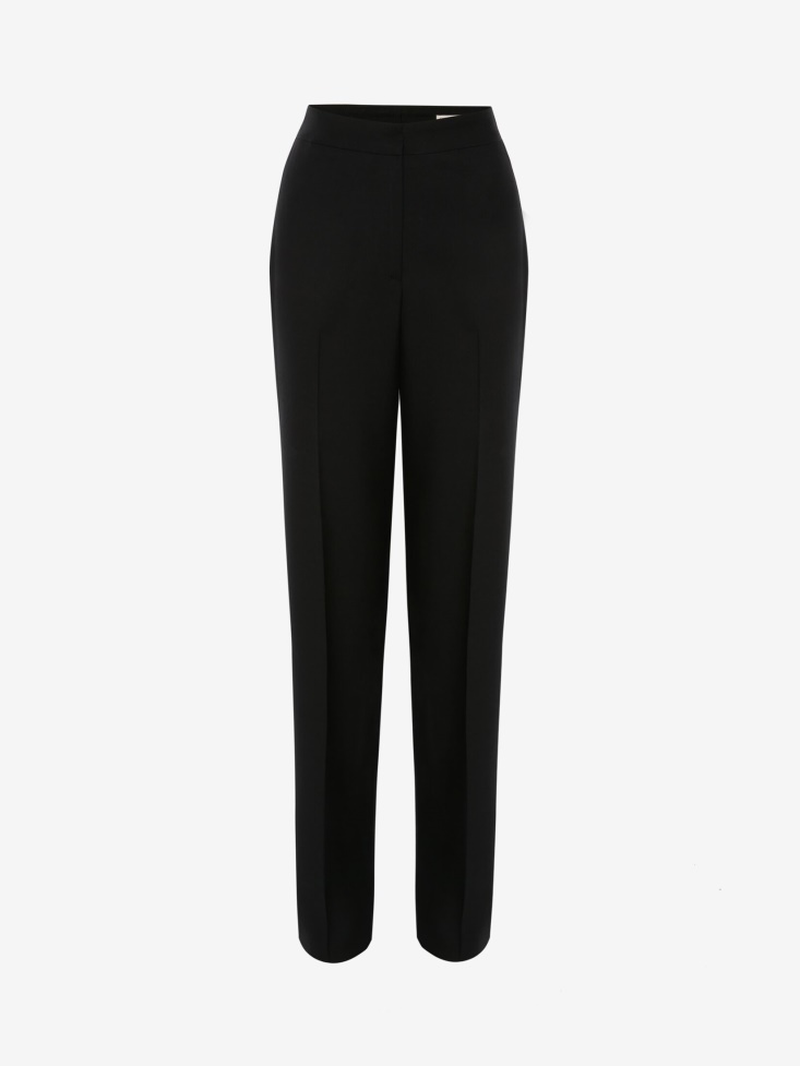 Women's Tailored Cigarette Trousers Fashion Alexander McQueen Black