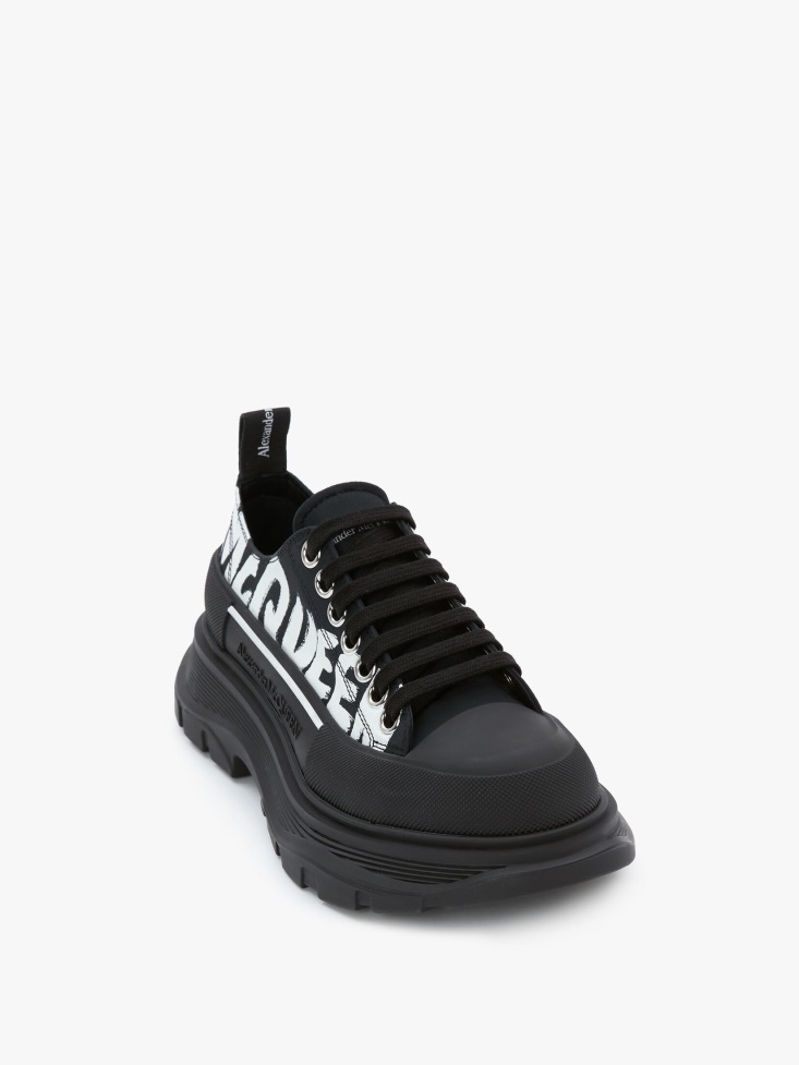 Women's Tread Slick Lace Up Black Fashion Alexander McQueen