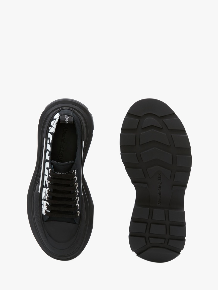 Women's Tread Slick Lace Up Black Fashion Alexander McQueen