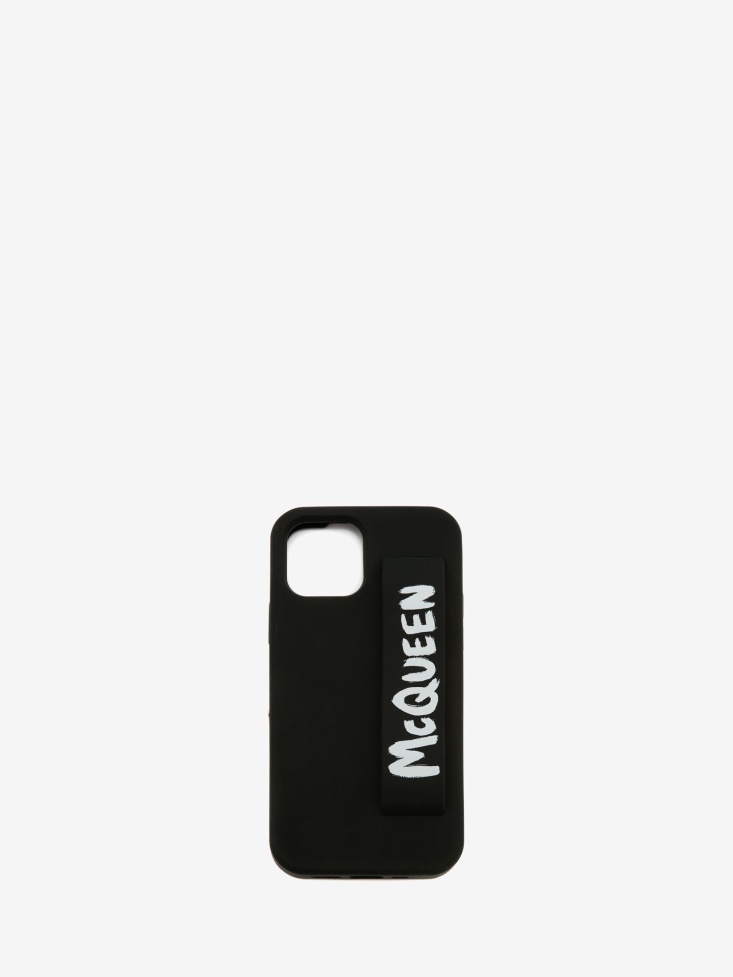 Black Fashion Alexander McQueen Men's in Graffiti Iphone 12 Pro Case