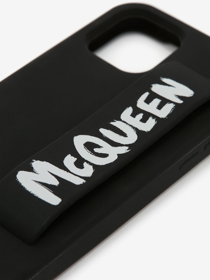 Black Fashion Alexander McQueen Men's in Graffiti Iphone 12 Pro Case