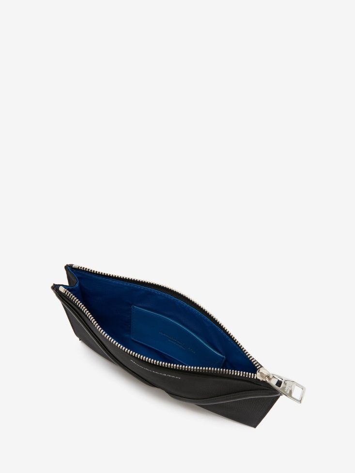 Black Fashion Alexander McQueen The Harness Small Zip Pouch