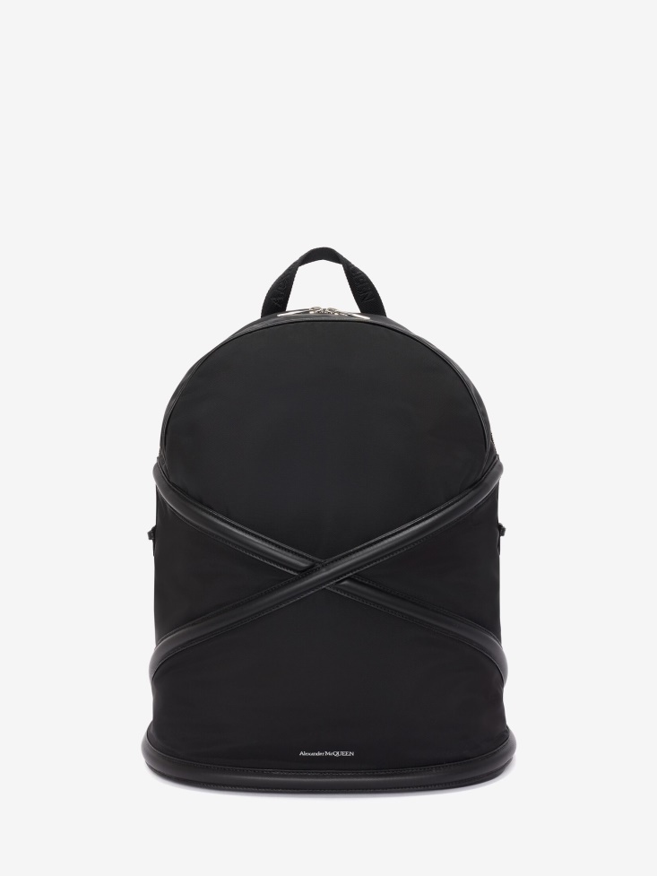 Fashion Alexander McQueen Black Men's The Harness Backpack