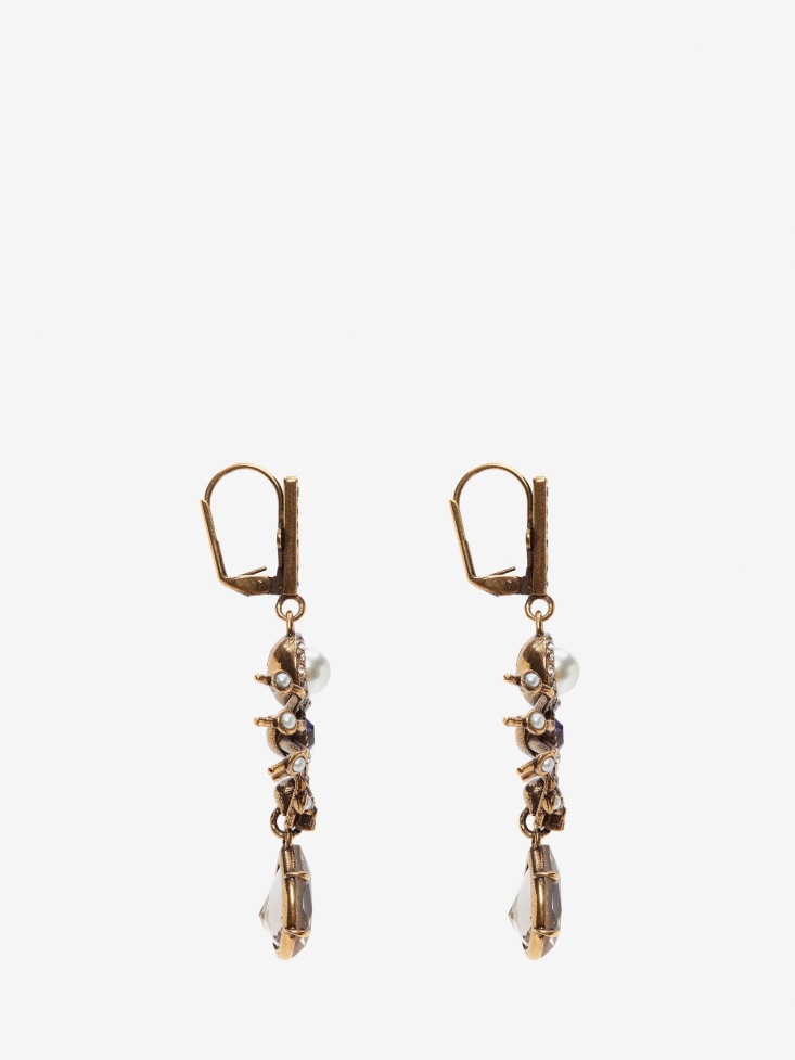 Women's Spider Earrings Fashion Alexander McQueen Antique Gold