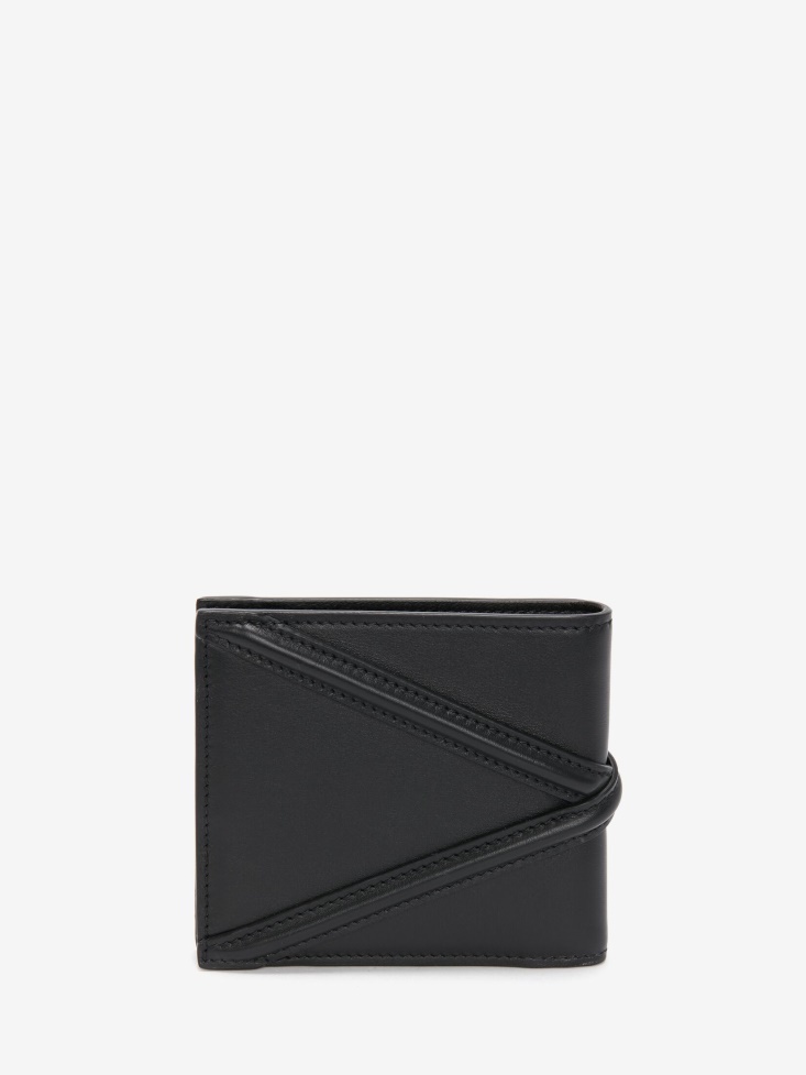 Men's The Harness Billfold Wallet Fashion Alexander McQueen Black