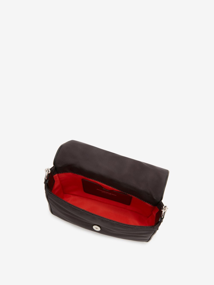 Fashion Alexander McQueen Black/White Women's Small Skull Bag