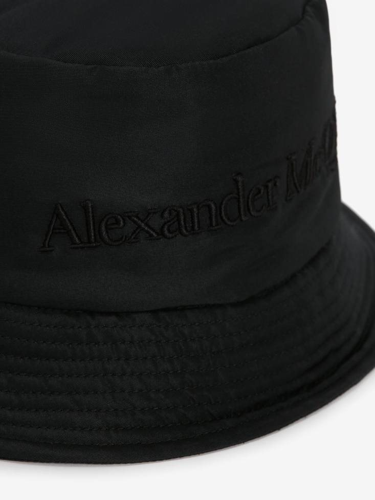 Fashion Alexander McQueen Women's Padded Bucket Hat Black