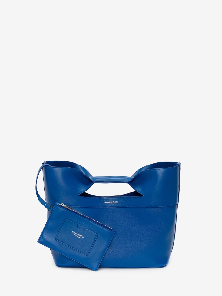 Women's The Bow Small Electric Blue Fashion Alexander McQueen