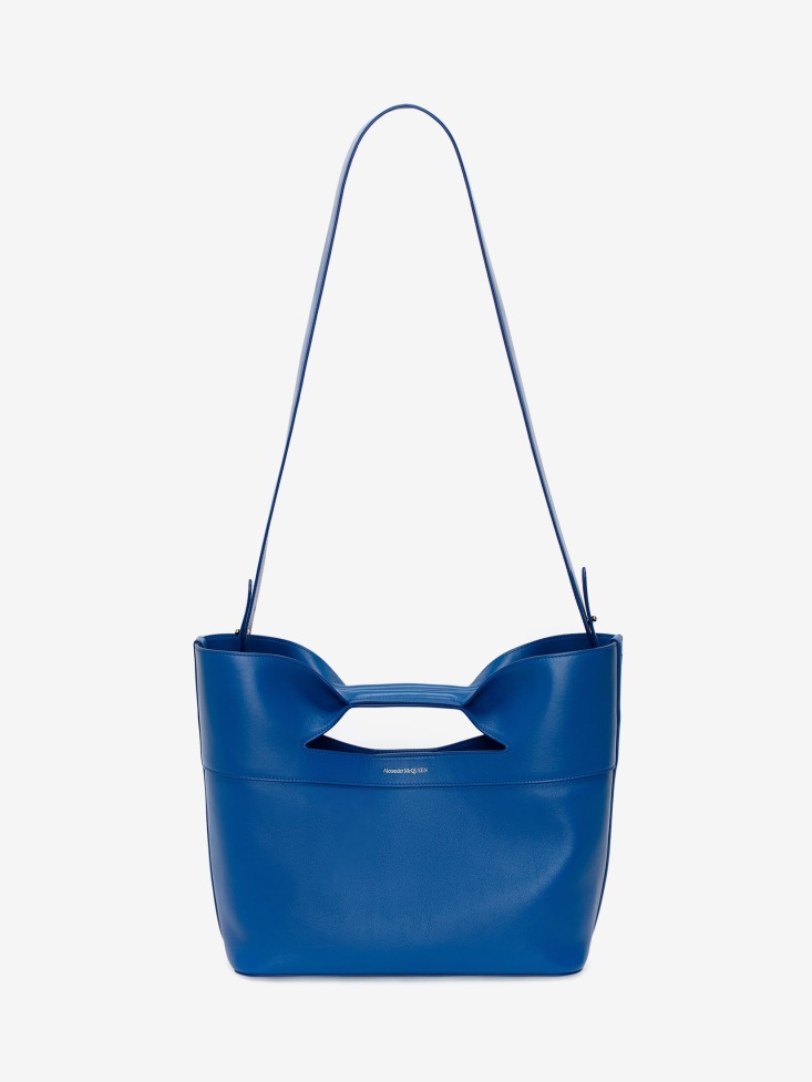 Women's The Bow Small Electric Blue Fashion Alexander McQueen