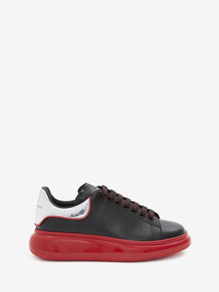 Men's Oversized Sneaker Black/Red Fashion Alexander McQueen