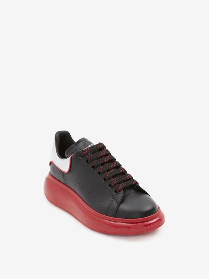Men's Oversized Sneaker Black/Red Fashion Alexander McQueen