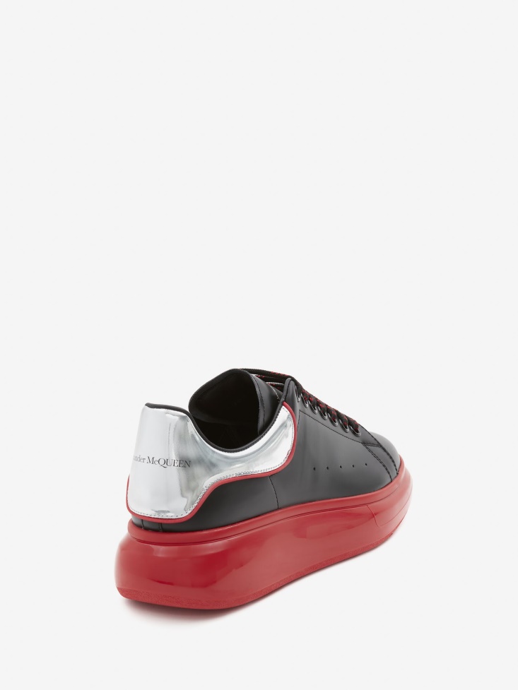 Men's Oversized Sneaker Black/Red Fashion Alexander McQueen