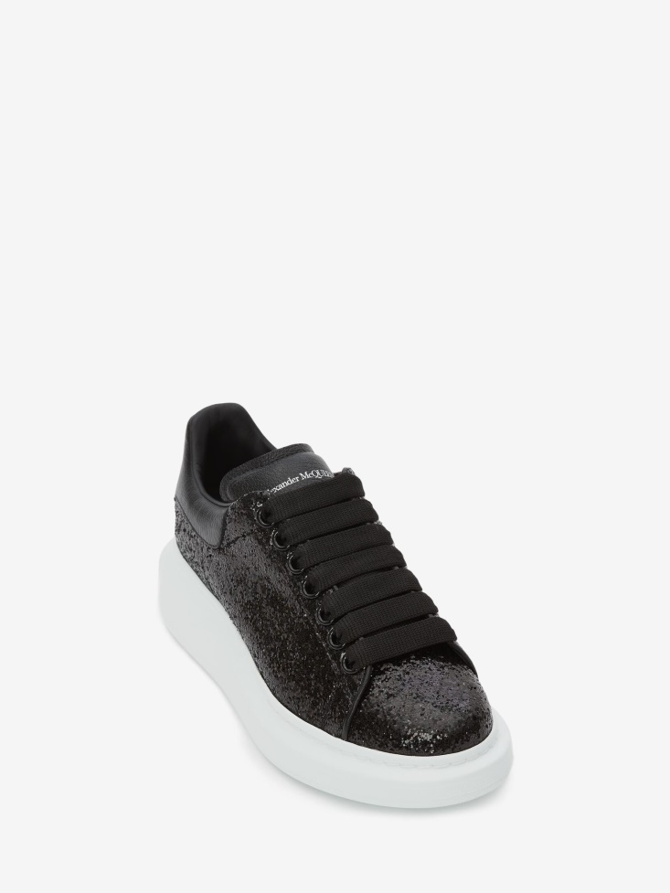 Women's Oversized Sneaker Black Fashion Alexander McQueen