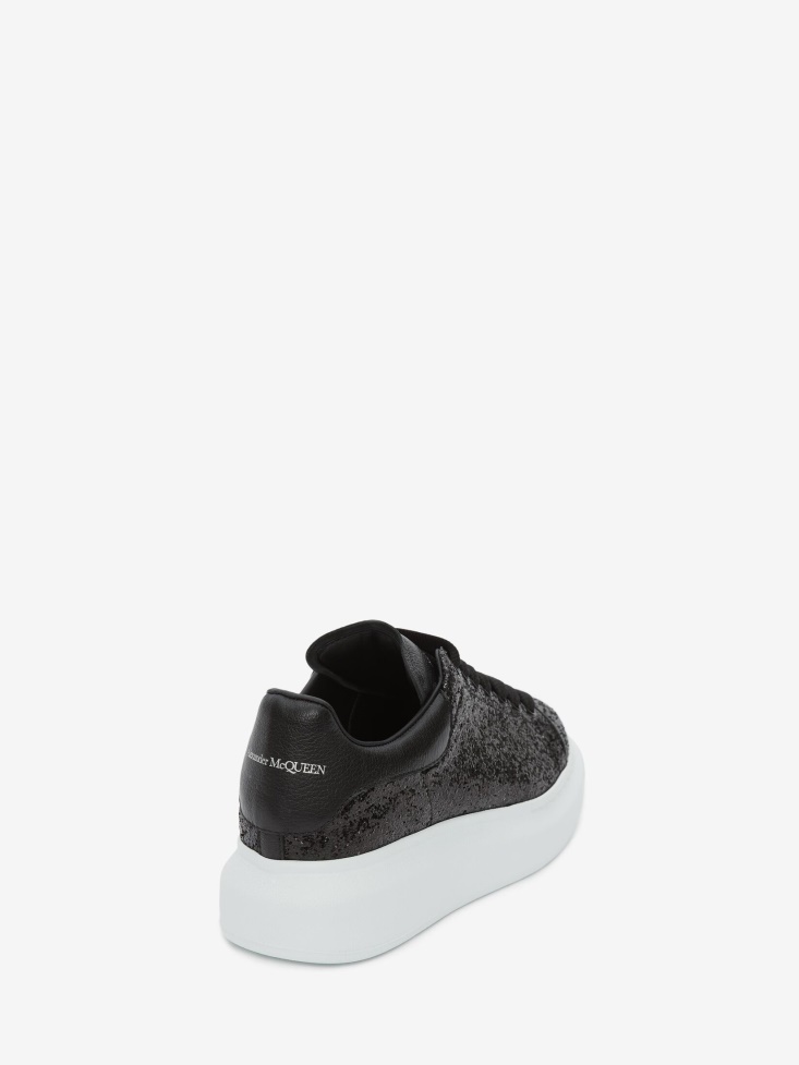 Women's Oversized Sneaker Black Fashion Alexander McQueen
