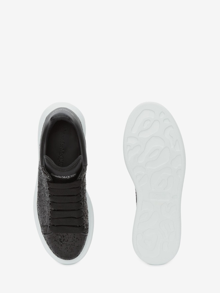 Women's Oversized Sneaker Black Fashion Alexander McQueen