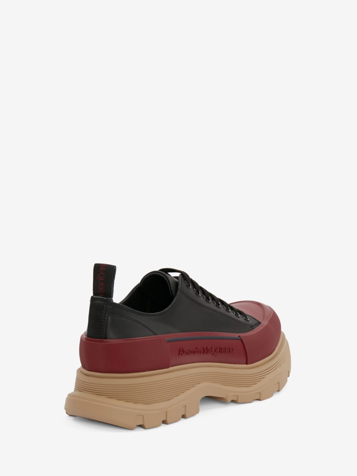 Black Men's Tread Slick Lace Up Fashion Alexander McQueen