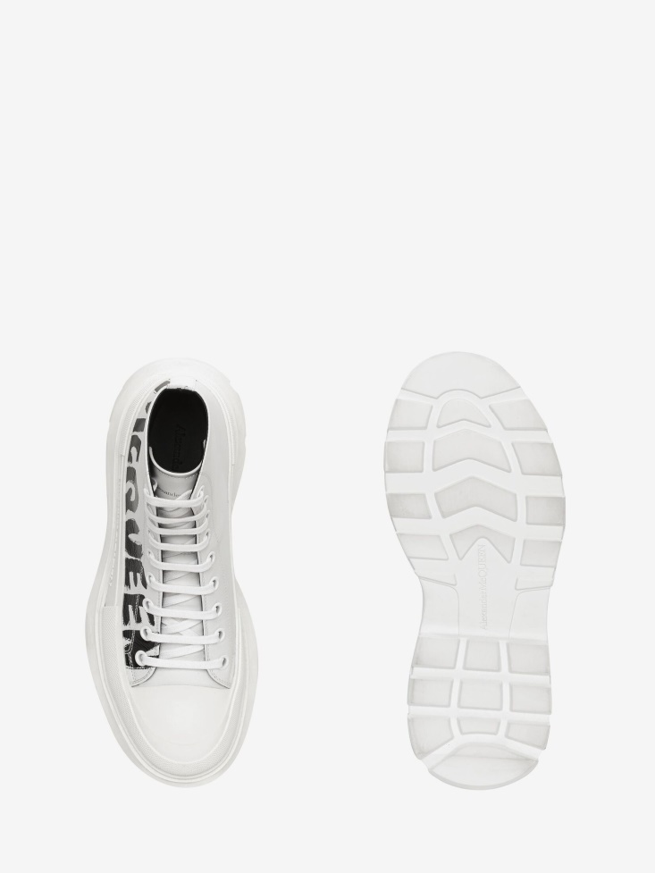 Optic White Fashion Alexander McQueen Men's Tread Slick Boot