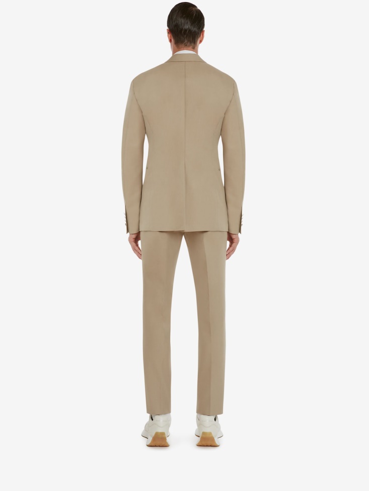 Fashion Alexander McQueen Men's Deconstructed Single-Breasted Jacket Sage