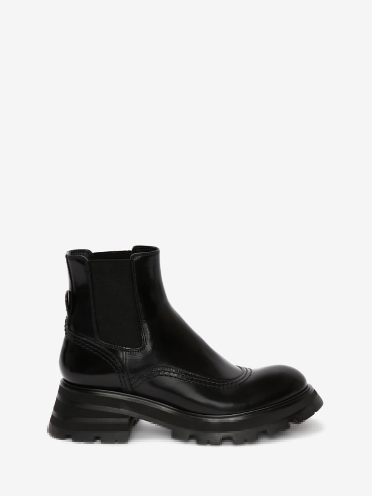 Fashion Alexander McQueen Women's Wander Chelsea Boot Black
