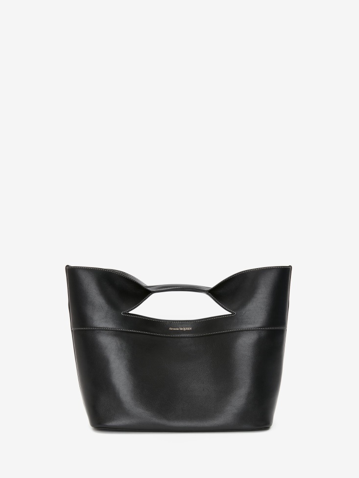 Women's The Bow Small Fashion Alexander McQueen Black