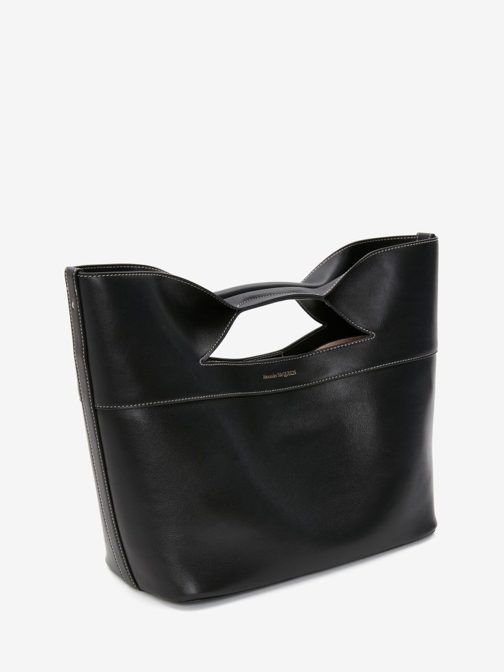 Women's The Bow Small Fashion Alexander McQueen Black
