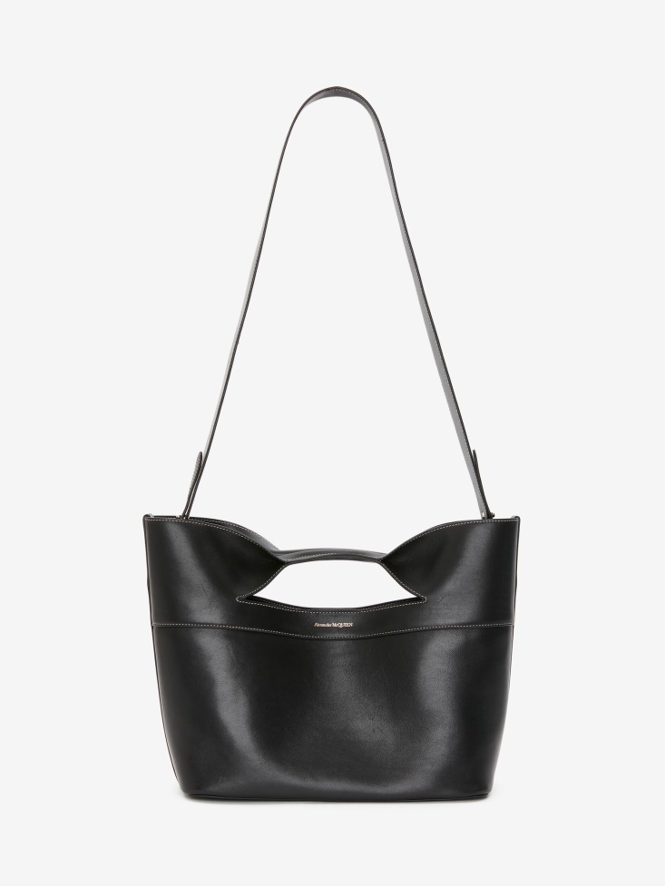 Women's The Bow Small Fashion Alexander McQueen Black
