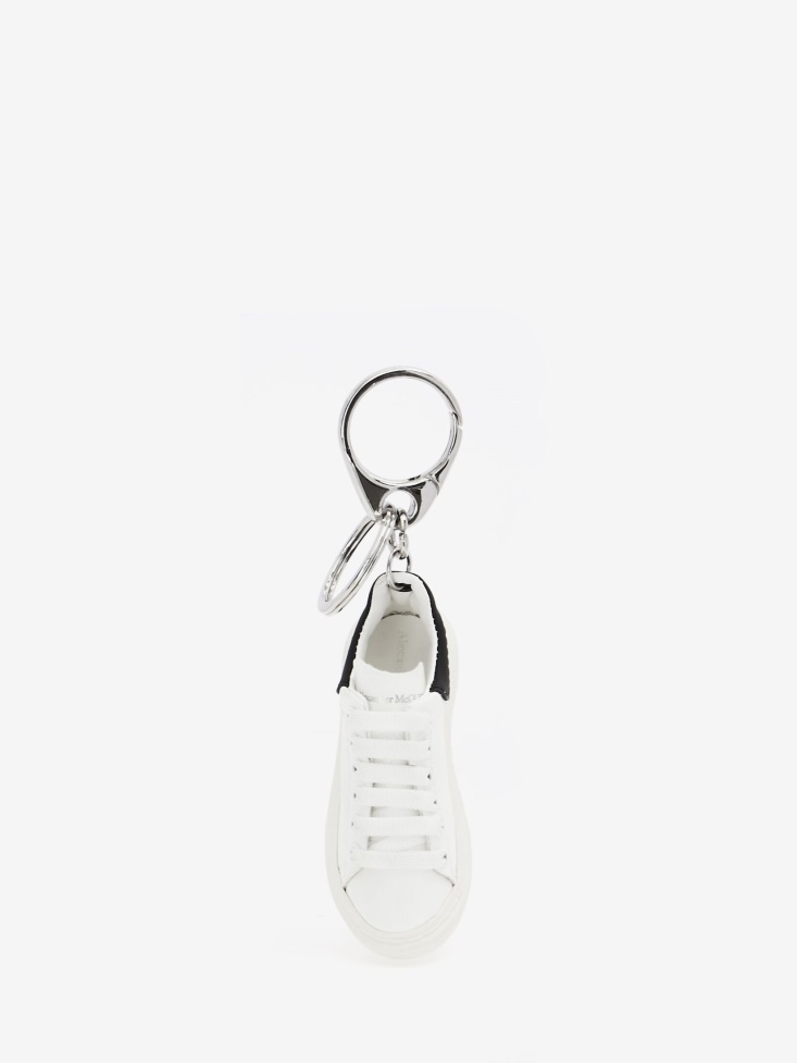 White/Black Men's Oversized Sneaker Keyring Fashion Alexander McQueen