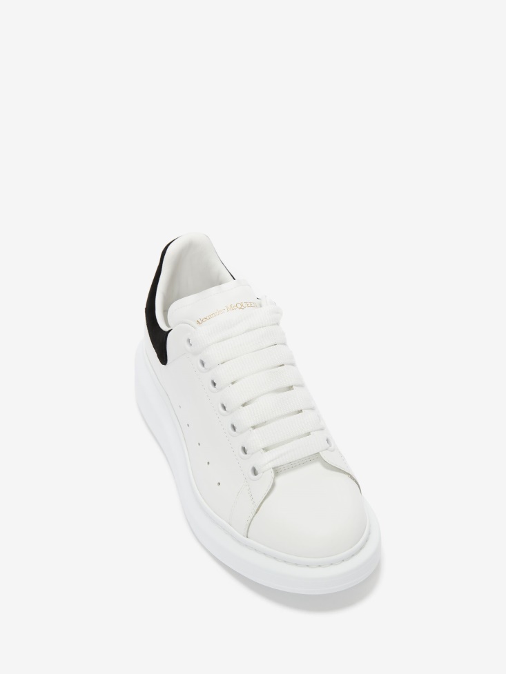 Fashion Alexander McQueen White/Black Women's Oversized Sneaker