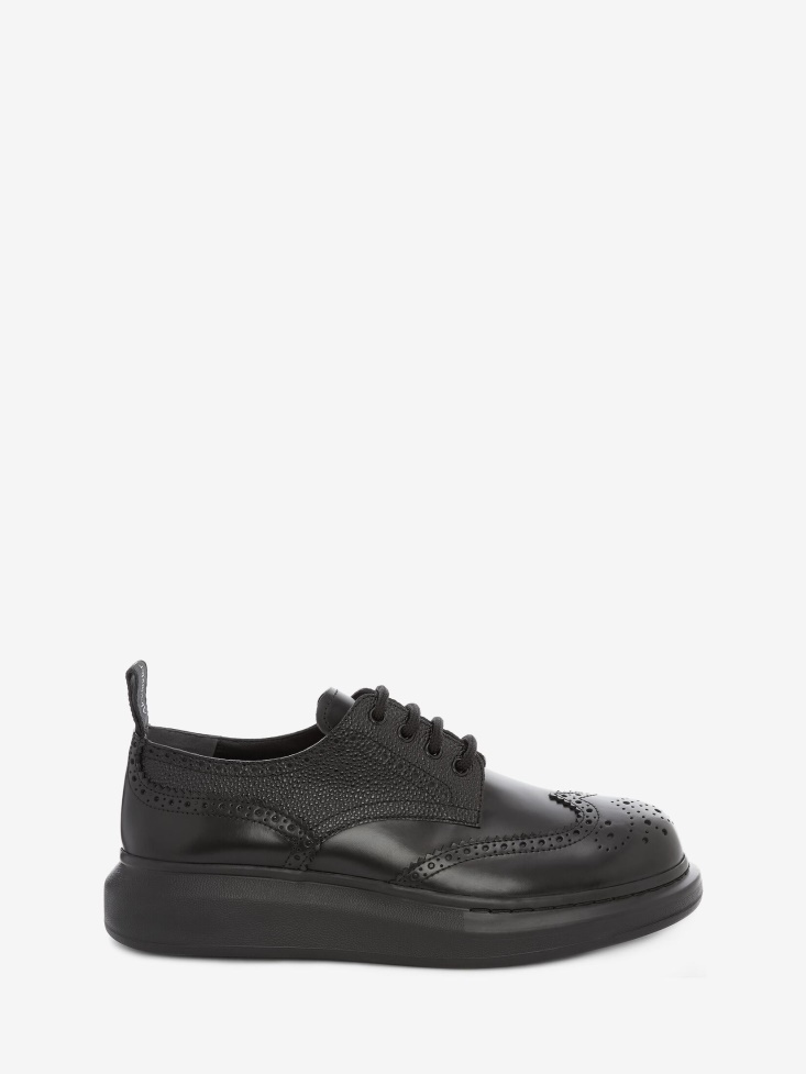Black Men's Hybrid Lace Up Fashion Alexander McQueen
