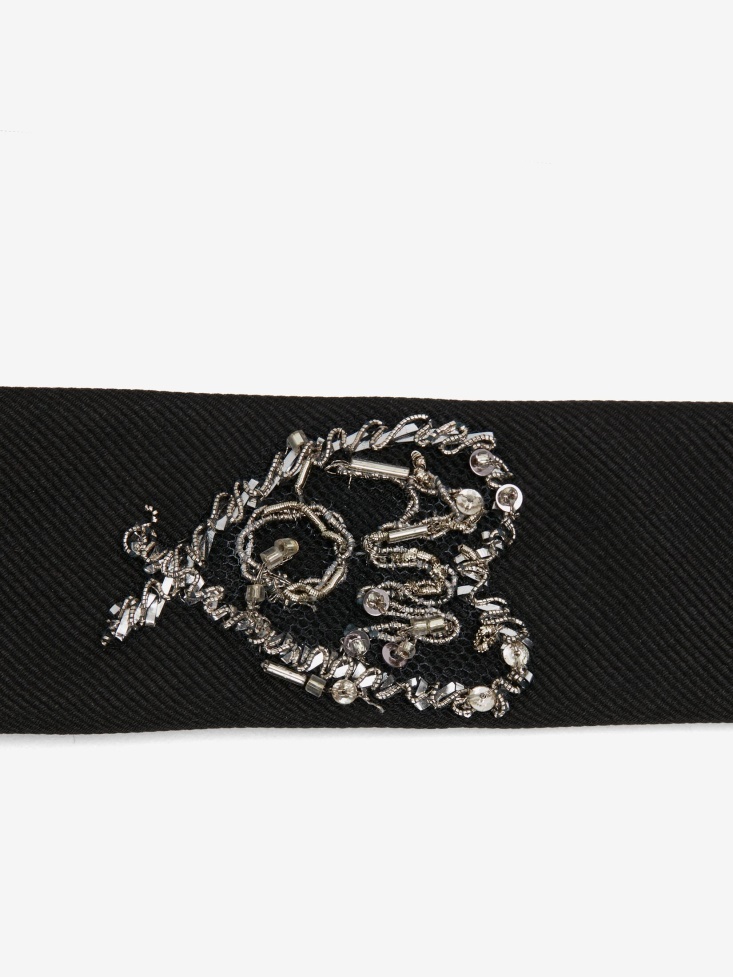 Men's Silk Tree Graffiti Tie Black Fashion Alexander McQueen