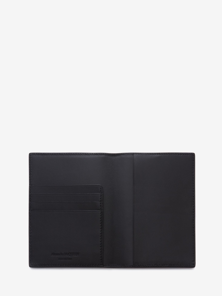 Black/White Men's in Graffiti Pocket Organiser Fashion Alexander McQueen