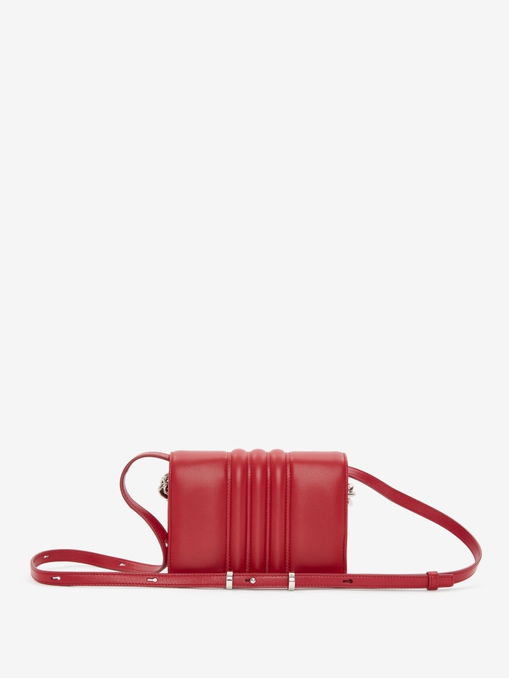 Cherry Fashion Alexander McQueen Women's The Four Ring Mini With Chain