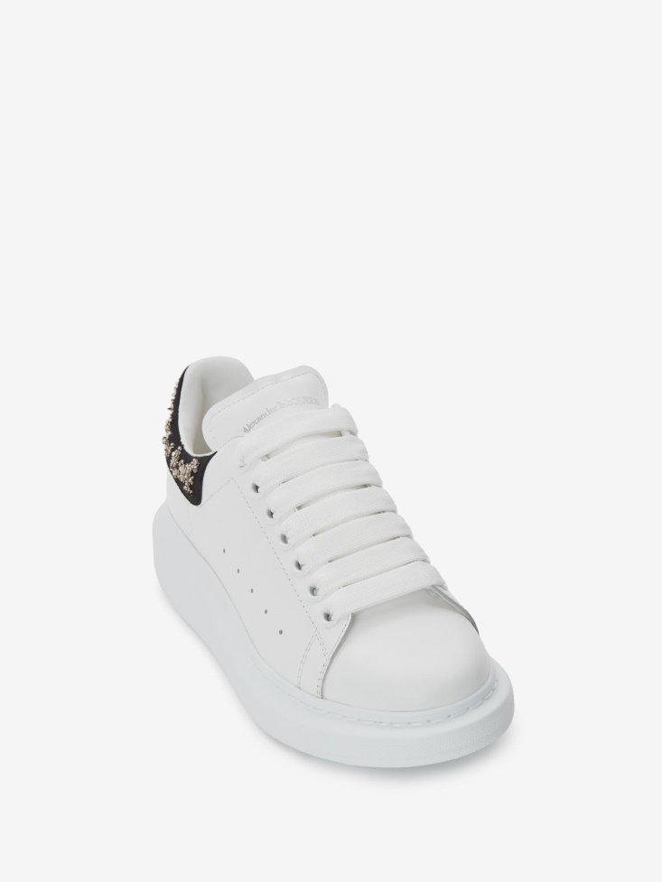 Fashion Alexander McQueen Women's Oversized Sneaker White/Black