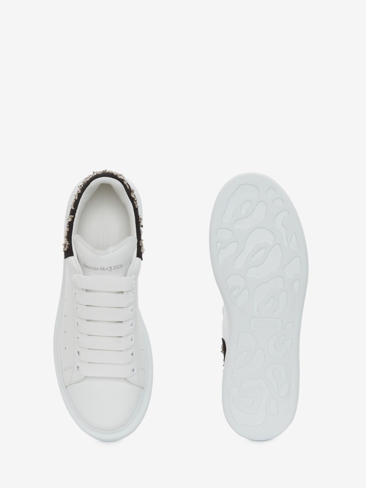Fashion Alexander McQueen Women's Oversized Sneaker White/Black