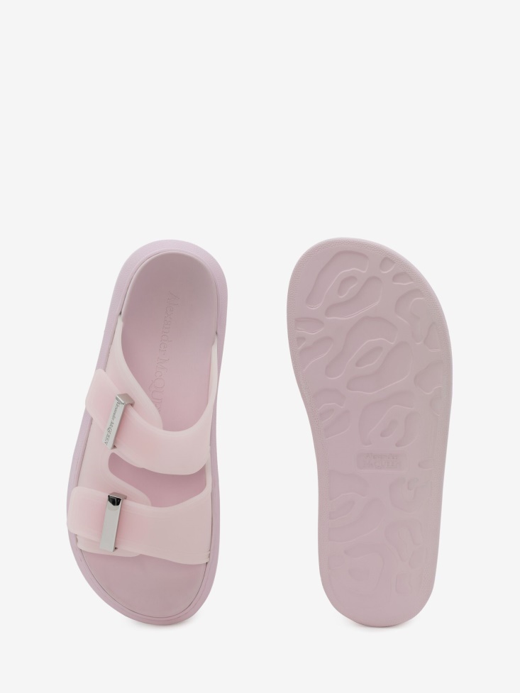 Women's Oversized Hybrid Slide Fashion Alexander McQueen Pink