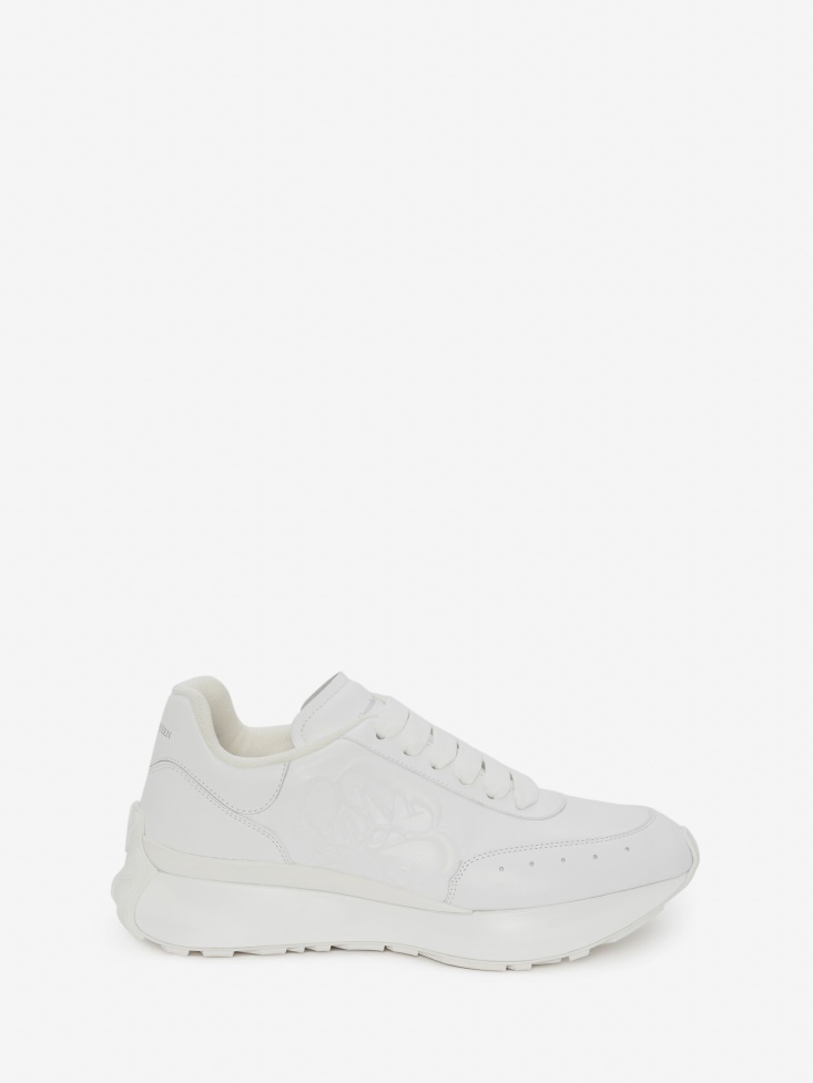 White Women's Sprint Runner Fashion Alexander McQueen