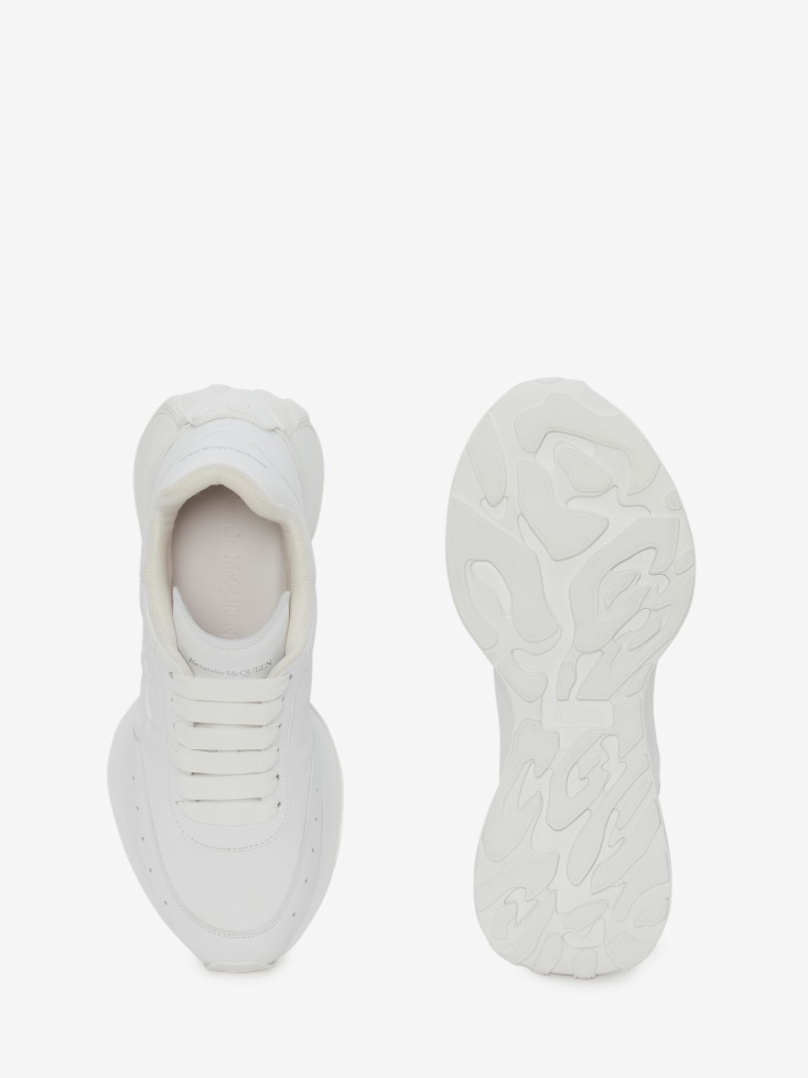 White Women's Sprint Runner Fashion Alexander McQueen