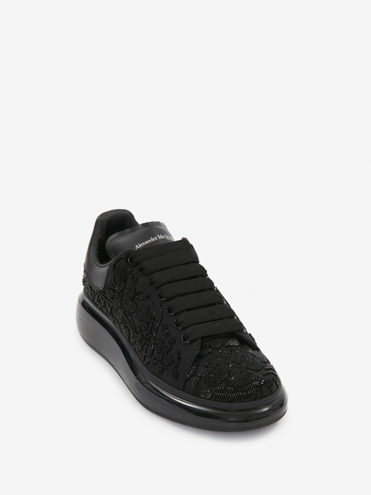 Men's Oversized Sneaker Fashion Alexander McQueen in Black